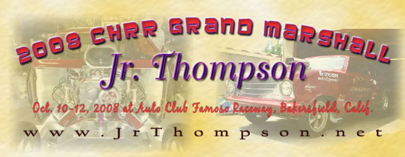 Jr. Thompson Grand Marshall at 08 CHRR